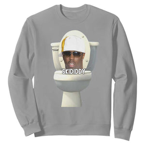 Funny Diddy Sweatshirt Diddy Skibidi Toilet Meme TS10 Sport Gray Print Your Wear