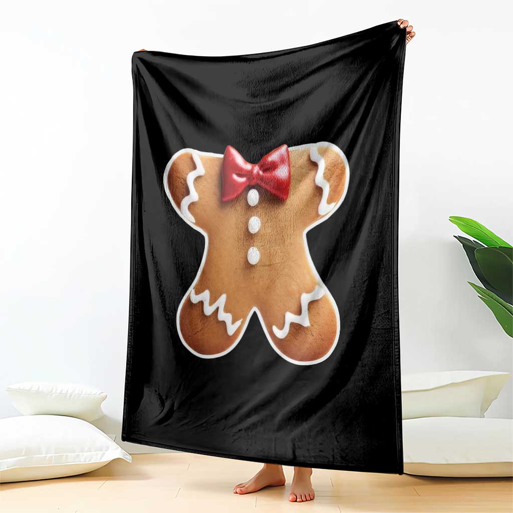Gingerbread Man Throw Blanket Christmas Cookie Costume TS10 Print Your Wear