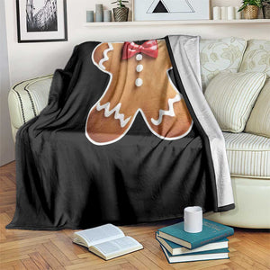 Gingerbread Man Throw Blanket Christmas Cookie Costume TS10 Print Your Wear