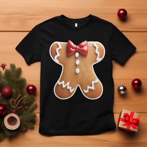 Gingerbread Man T Shirt Christmas Cookie Costume TS10 Black Print Your Wear