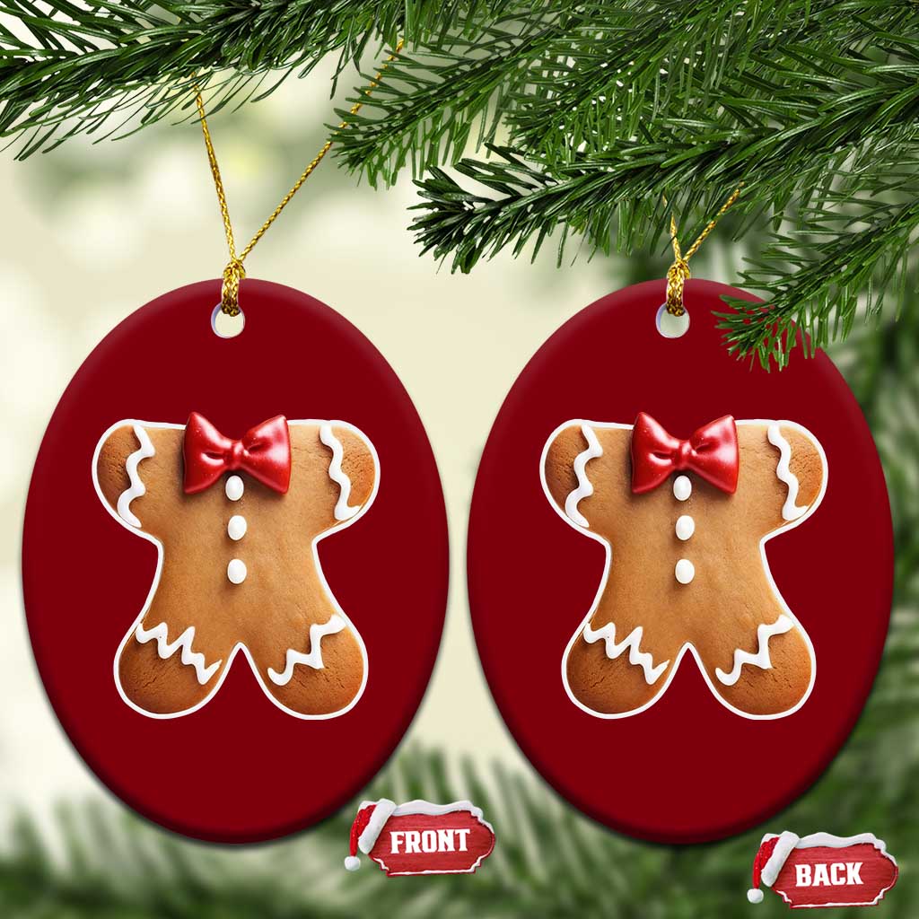 Gingerbread Man Ceramic Ornament Christmas Cookie Costume TS10 Print Your Wear