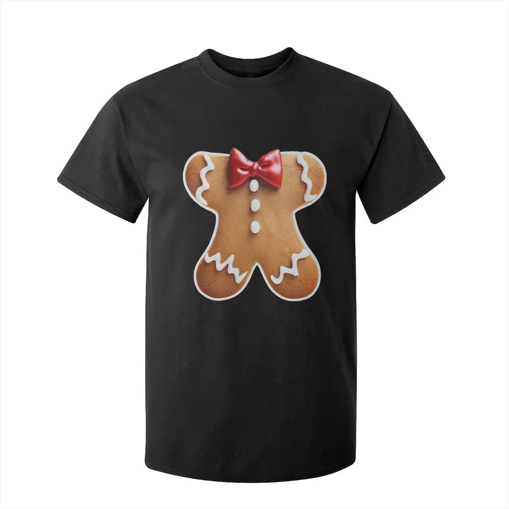 Gingerbread Man T Shirt For Kid Christmas Cookie Costume TS10 Black Print Your Wear