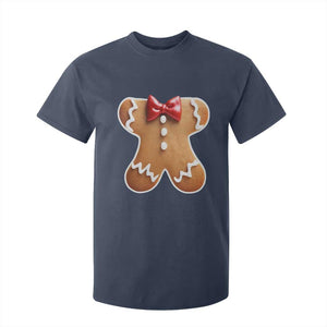 Gingerbread Man T Shirt For Kid Christmas Cookie Costume TS10 Navy Print Your Wear