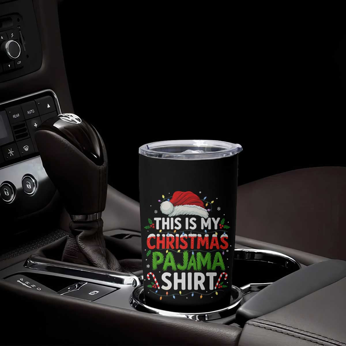 This Is My Christmas Pajama Tumbler Cup Funny Xmas PJs TS10 Print Your Wear