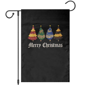 Christmas Tree Garden Flag Retro Wizard Trees Magical Cute Family Pajama TS10 Black Print Your Wear