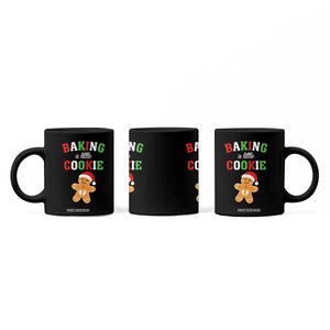 Christmas Pregnant Coffee Mug Baking A Little Cookie Maternity Pregnancy Announcement TS10 Print Your Wear