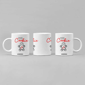 Christmas Pregnant Coffee Mug Baking A Little Cookie Maternity Gingerbread TS10 Print Your Wear