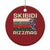 Funny Christmas Ornament Skibidi Rizzmas Rizz Santa Clause Skating Board Xmas Retro Stripe TS10 Print Your Wear