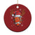 Xmas Football Christmas Ornament For Men Boys Santa Sports Player TS10 Print Your Wear