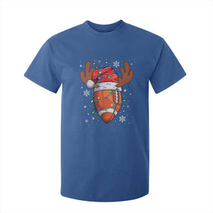 Christmas Football T Shirt For Kid For Men Boys Santa Sports Player TS10 Royal Blue Print Your Wear