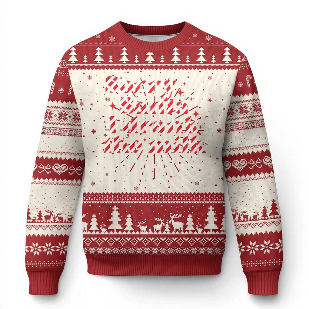 Baby Ugly Christmas Sweater Sorry Santa I Drank The Milk Candy Cane TS10 Red Print Your Wear