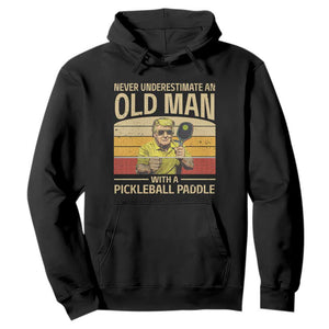 Pickleball Hoodie Cool Paddle Pickleball Player TS10 Black Print Your Wear