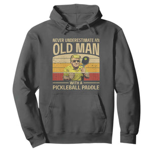 Pickleball Hoodie Cool Paddle Pickleball Player TS10 Dark Heather Print Your Wear