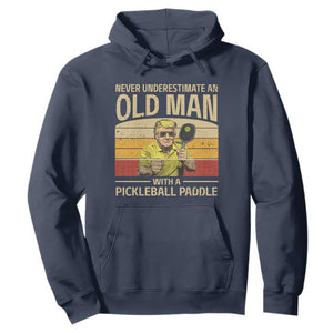 Pickleball Hoodie Cool Paddle Pickleball Player TS10 Navy Print Your Wear