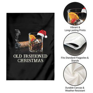 Old Fashioned Cocktail Christmas Garden Flag Funny Bourbon Cocktail Drink TS10 Print Your Wear