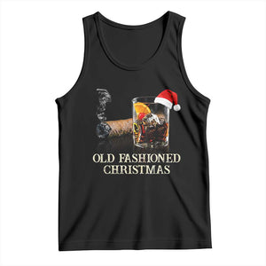 Old Fashioned Cocktail Christmas Tank Top Funny Bourbon Cocktail Drink TS10 Black Print Your Wear