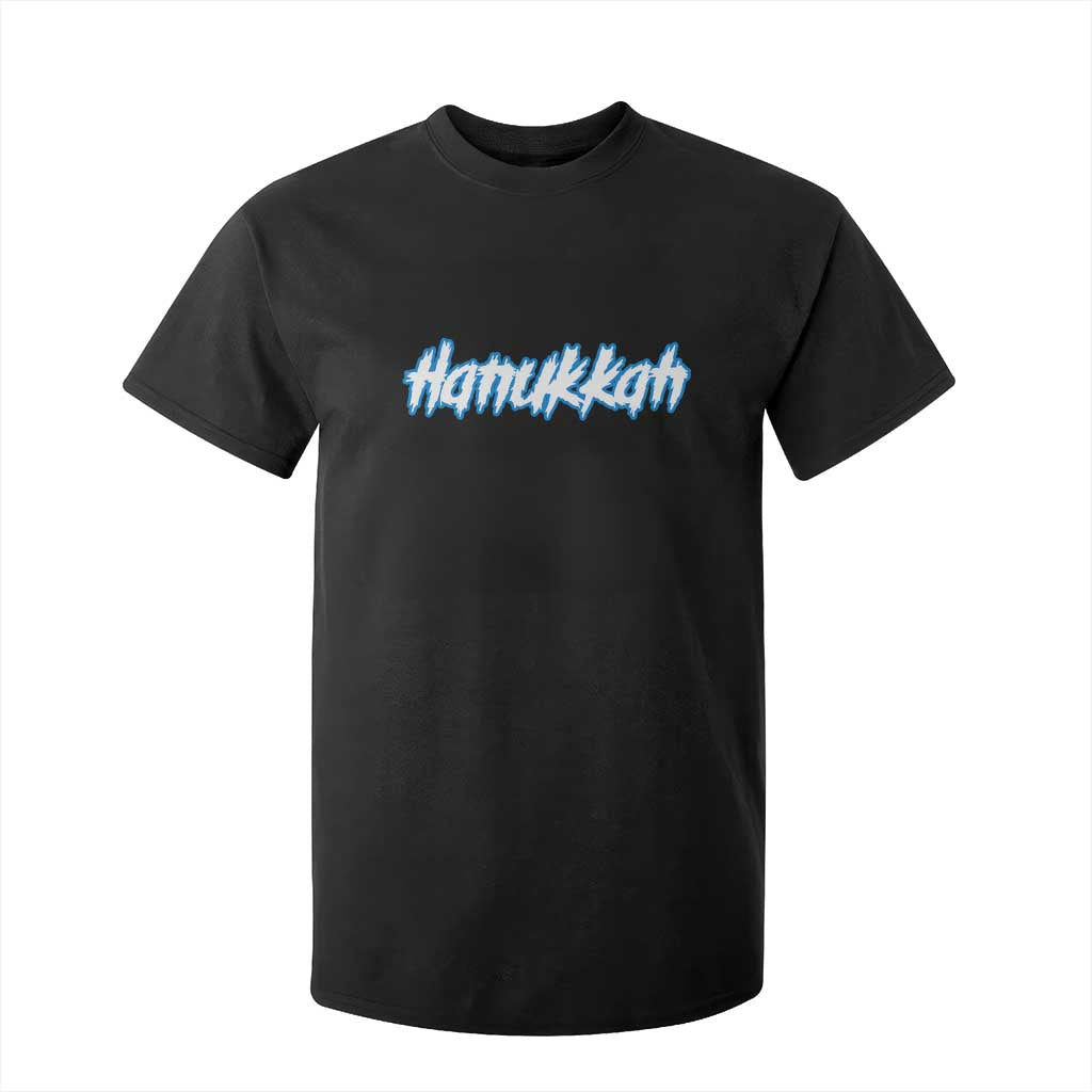Hanukkah Heavy Metal T Shirt For Kid Jewish Menorah Dreidel TS10 Black Print Your Wear