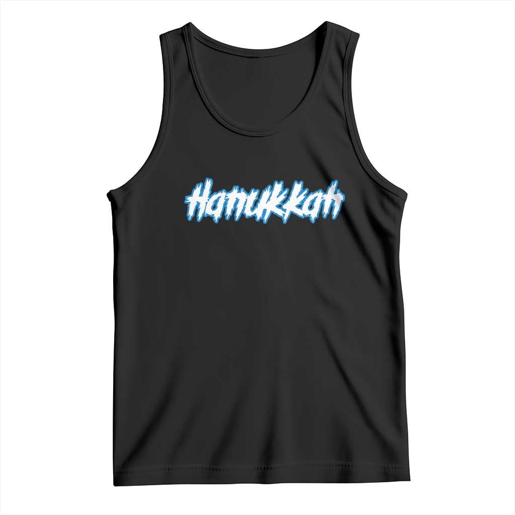Hanukkah Heavy Metal Tank Top Jewish Menorah Dreidel TS10 Black Print Your Wear