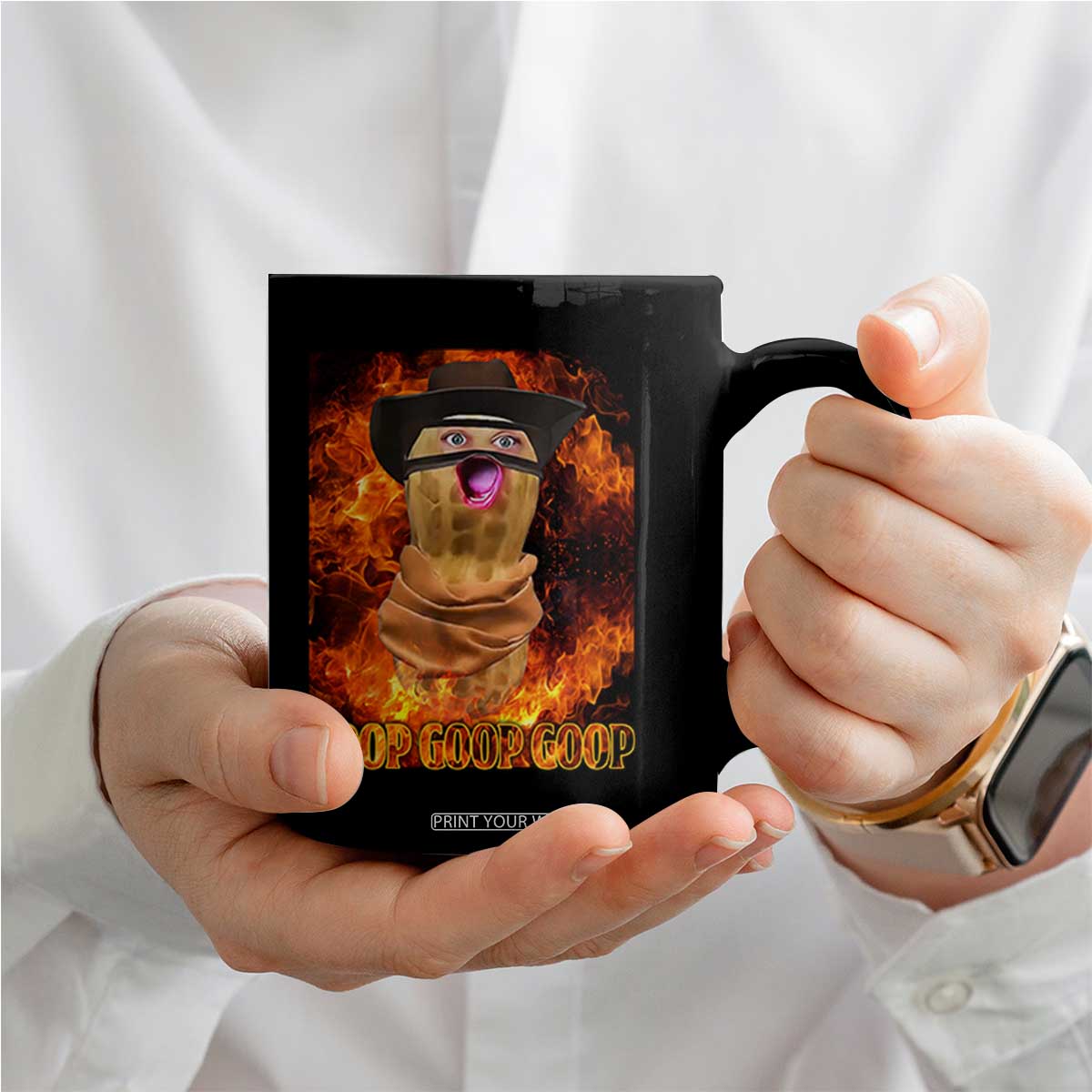 Peanut Goop Meme Coffee Mug Funny Bungulator TS10 Print Your Wear