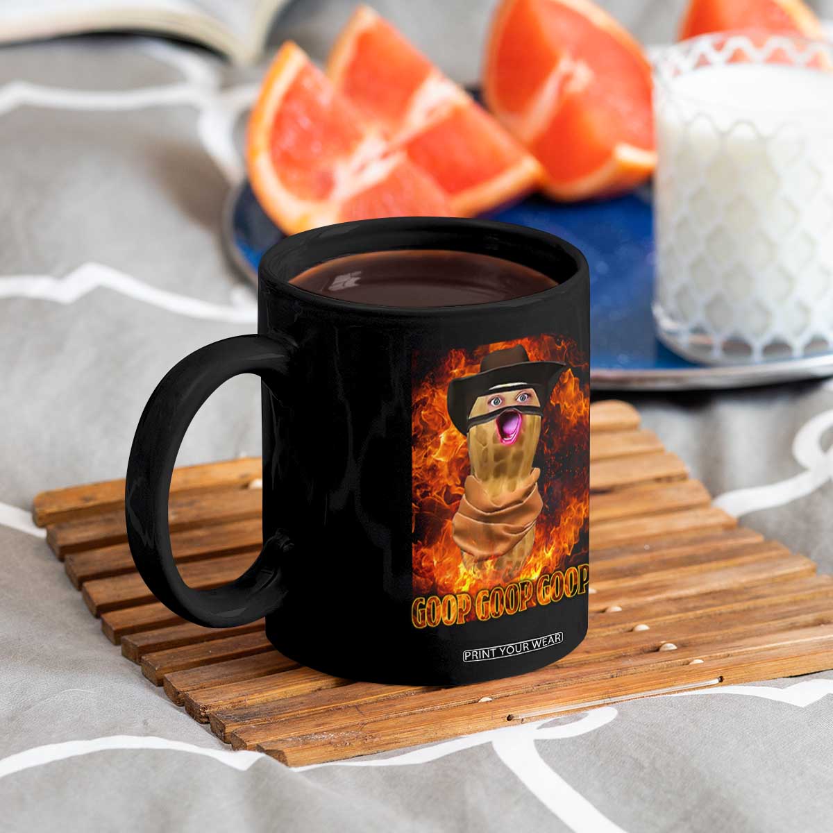 Peanut Goop Meme Coffee Mug Funny Bungulator TS10 Print Your Wear