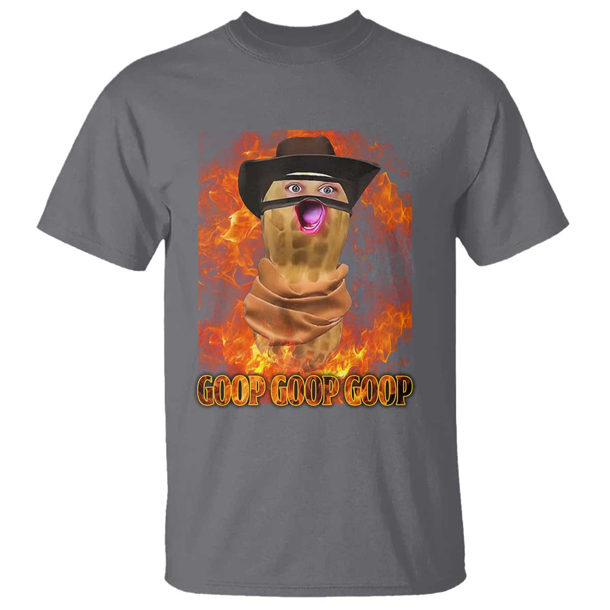 Peanut Goop Meme T Shirt Funny Bungulator TS10 Charcoal Print Your Wear