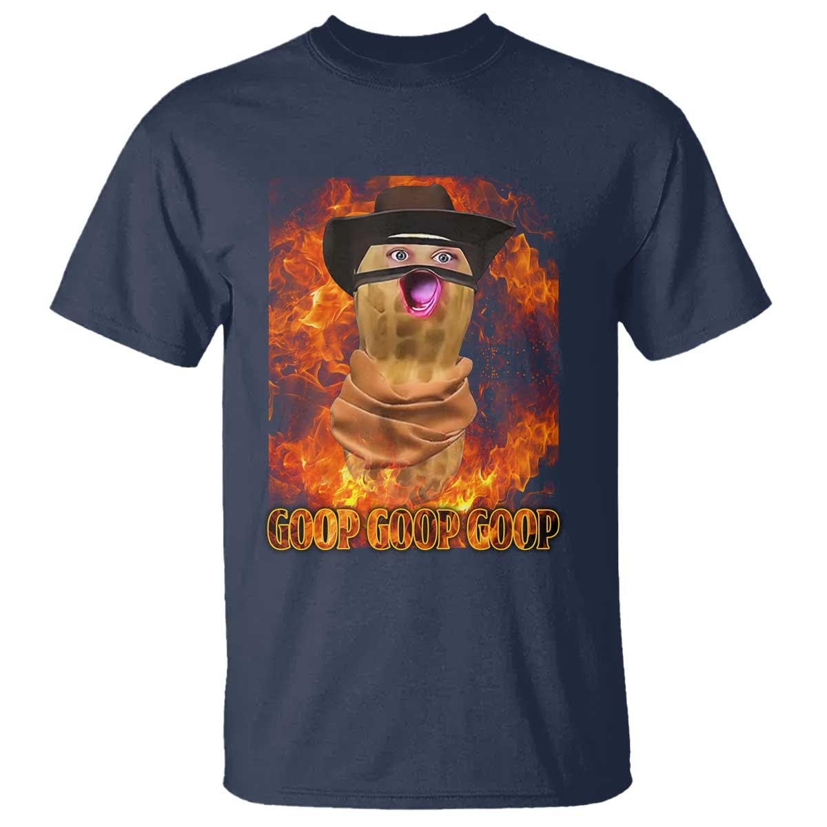 Peanut Goop Meme T Shirt Funny Bungulator TS10 Navy Print Your Wear