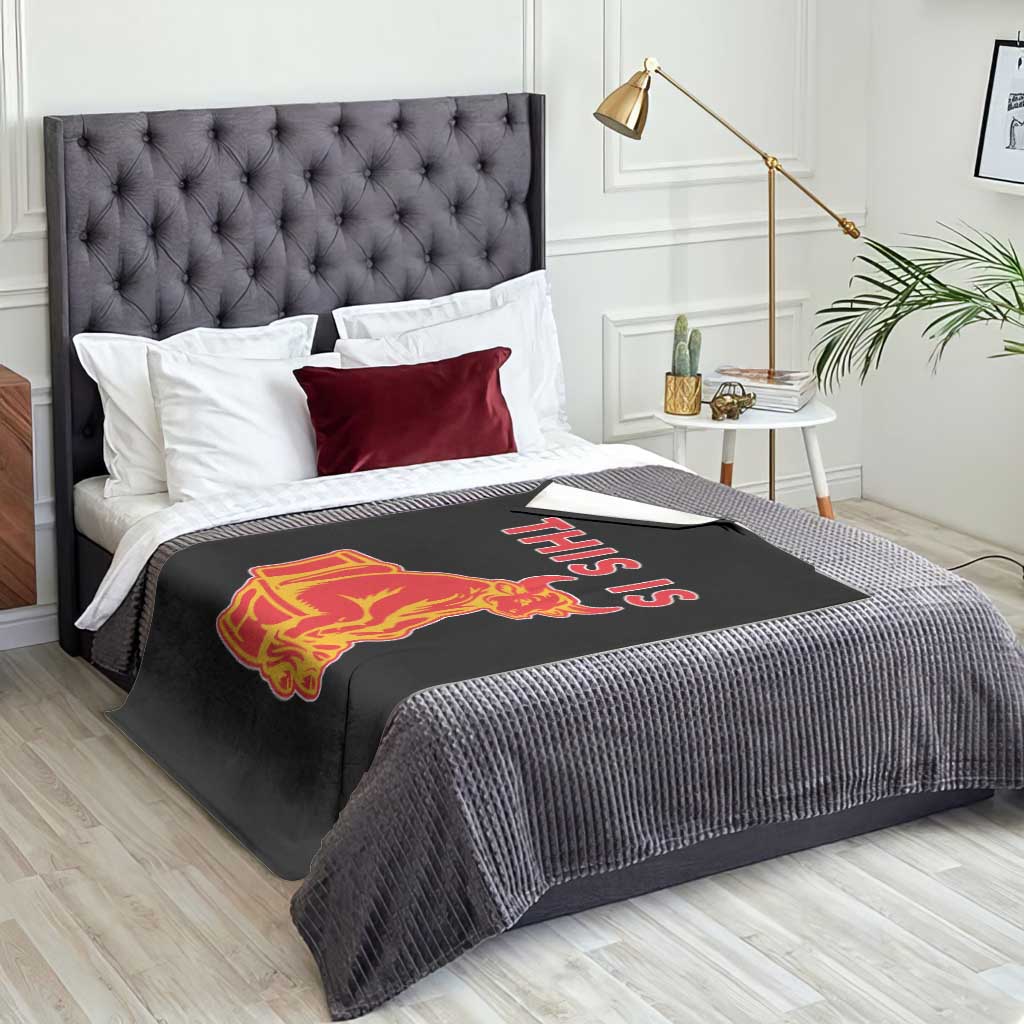 This Is Bull Shit Throw Blanket Bullshit Sarcastic Embarrassing Gag Gifts TS10 Print Your Wear