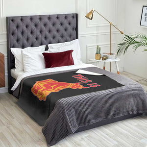 This Is Bull Shit Throw Blanket Bullshit Sarcastic Embarrassing Gag Gifts TS10 Print Your Wear