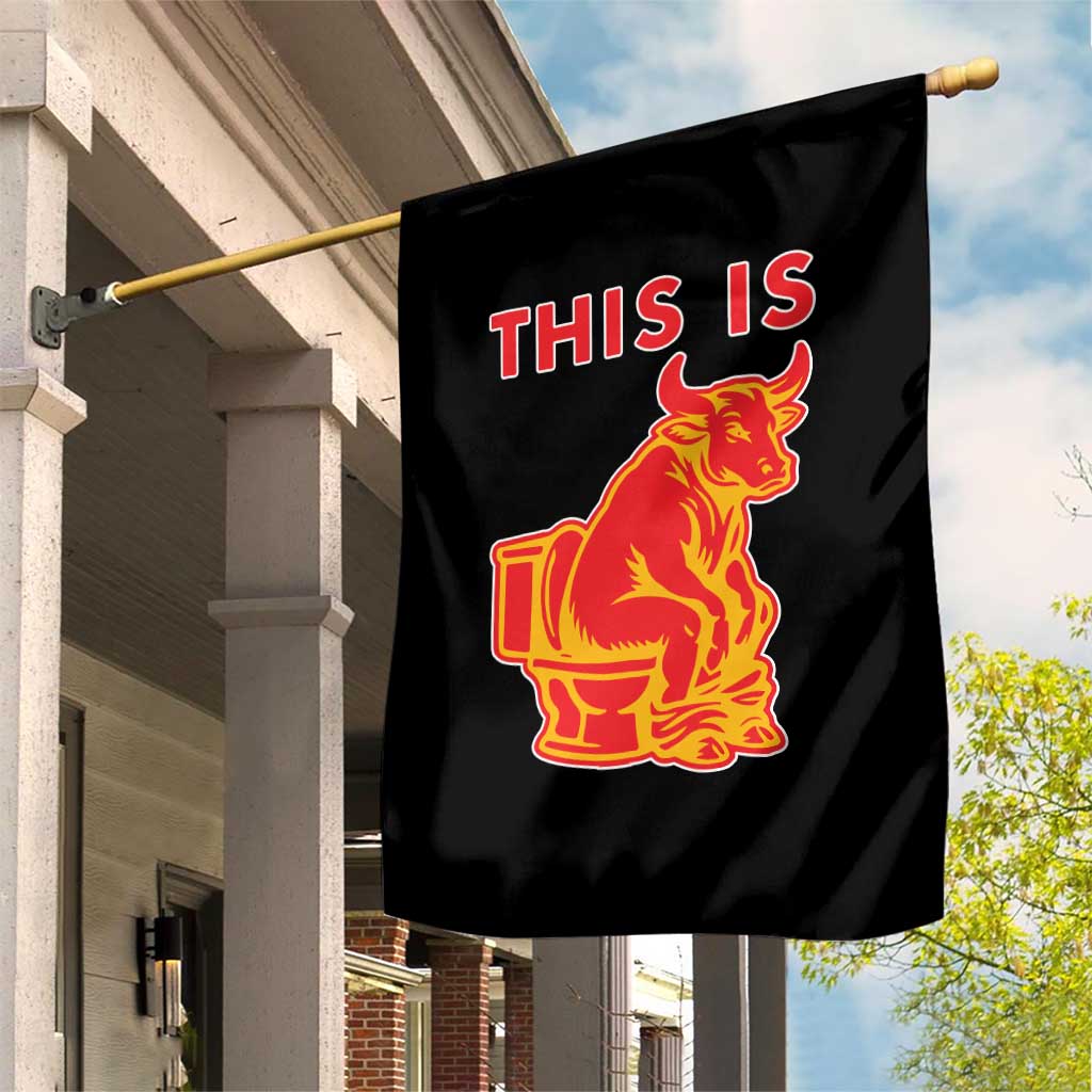 This Is Bull Shit Garden Flag Bullshit Sarcastic Embarrassing Gag Gifts TS10 Print Your Wear