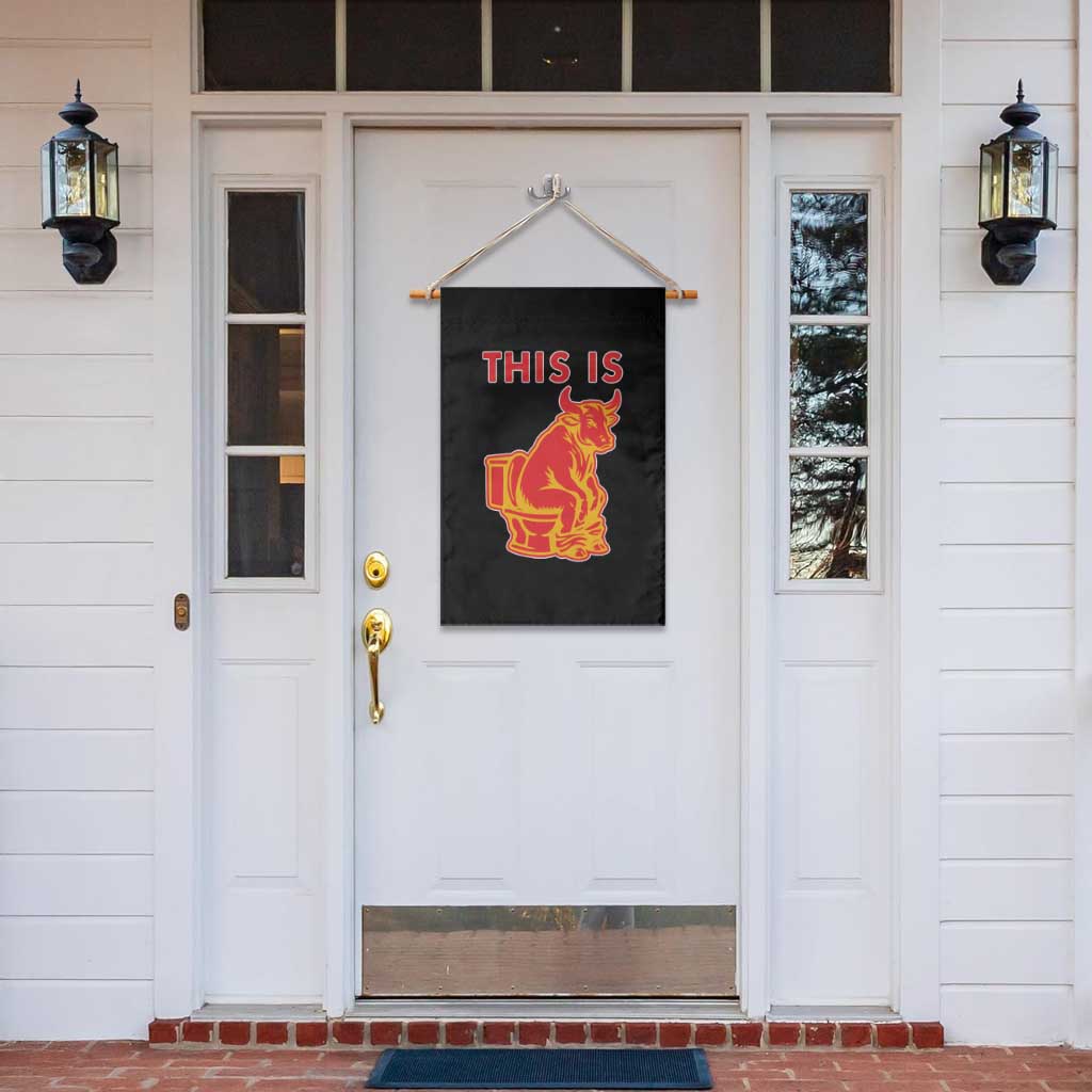 This Is Bull Shit Garden Flag Bullshit Sarcastic Embarrassing Gag Gifts TS10 Print Your Wear
