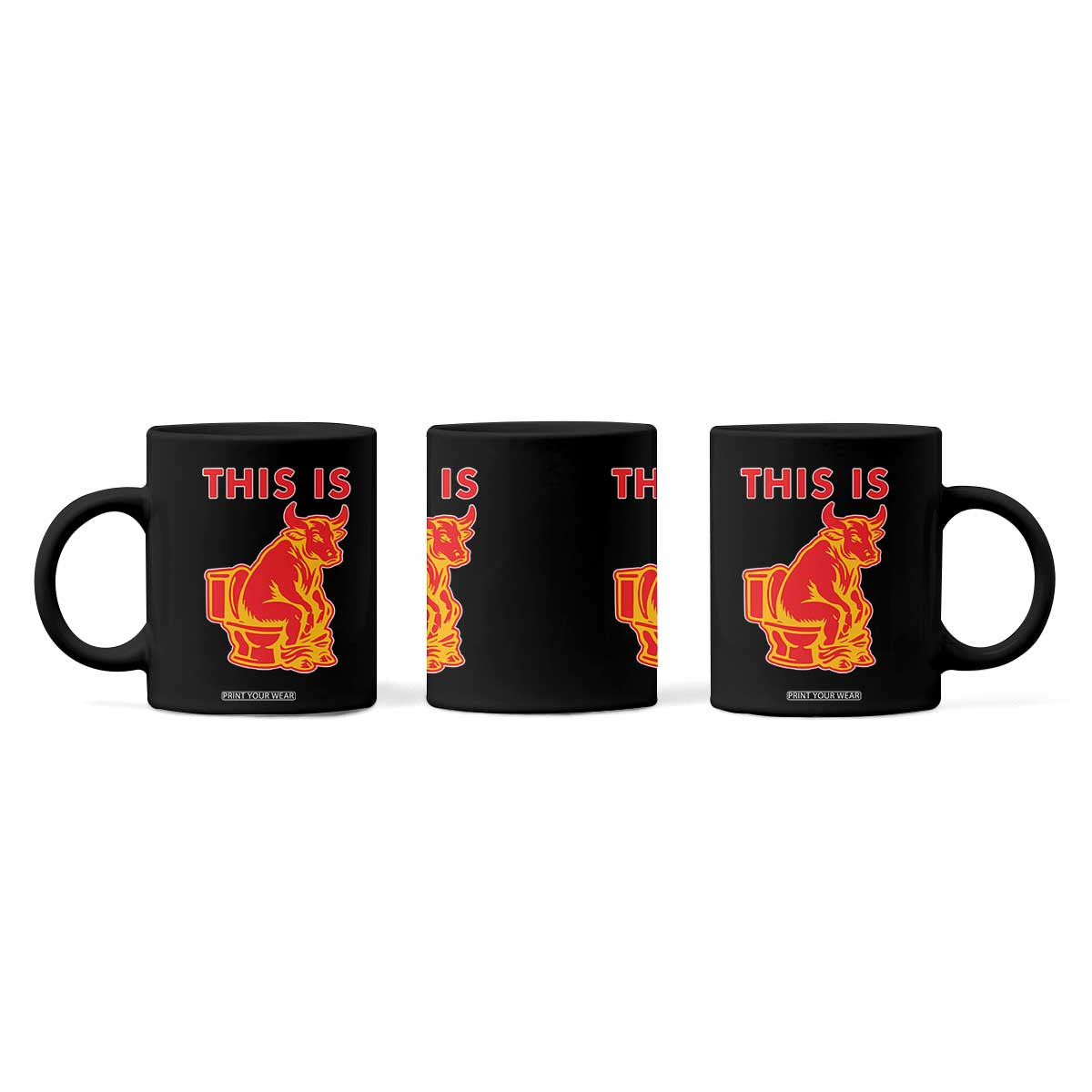 This Is Bull Shit Coffee Mug Bullshit Sarcastic Embarrassing Gag Gifts TS10 Print Your Wear