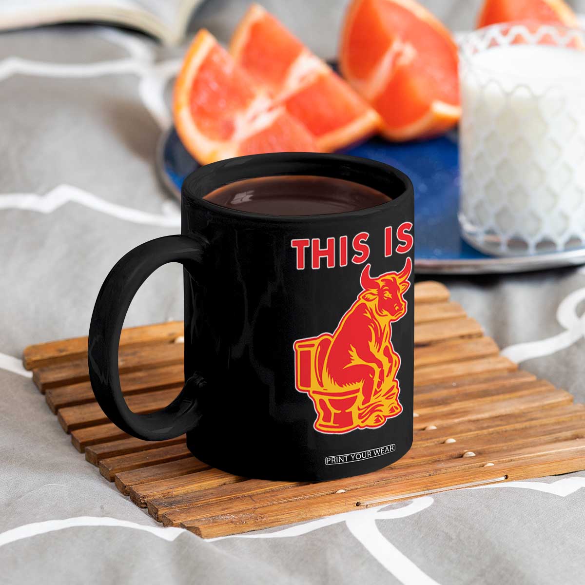 This Is Bull Shit Coffee Mug Bullshit Sarcastic Embarrassing Gag Gifts TS10 Print Your Wear