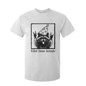 Vintage Raccoon T Shirt For Kid Retro Silly Trash Panda Meme TS10 White Print Your Wear