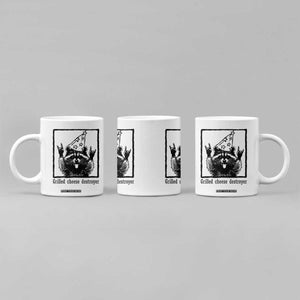 Vintage Raccoon Coffee Mug Retro Silly Trash Panda Meme TS10 Print Your Wear