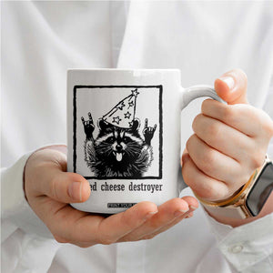 Vintage Raccoon Coffee Mug Retro Silly Trash Panda Meme TS10 Print Your Wear