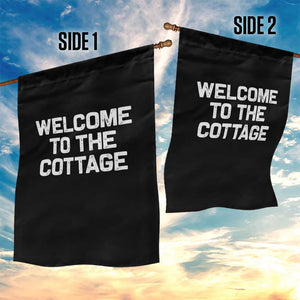 Welcome To The Cottage Garden Flag TS10 Print Your Wear