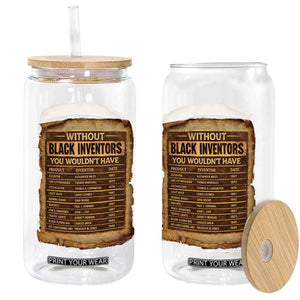 Black Inventors Glass Can Afro African Melanin Black History Month Juneteenth TS10 Print Your Wear