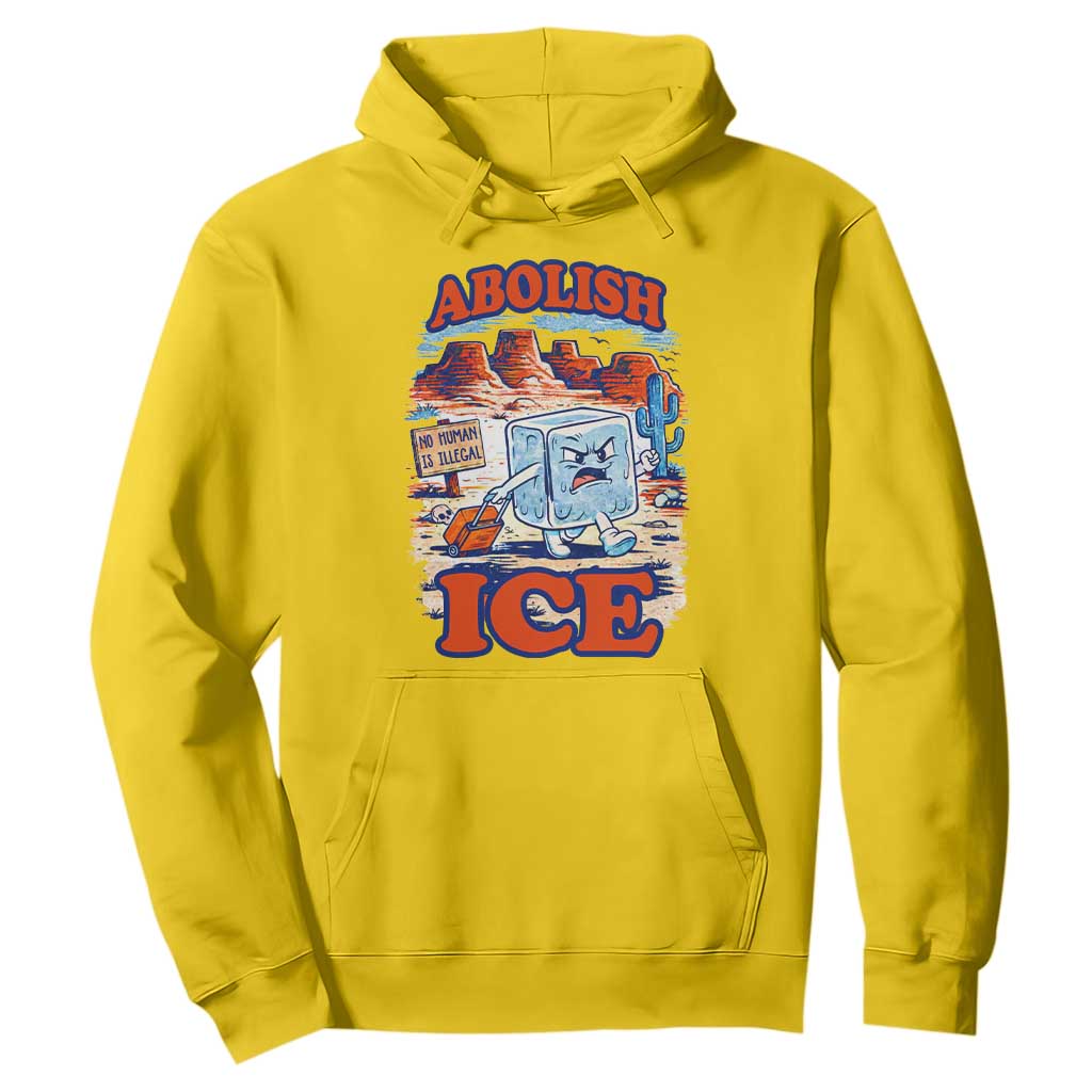 Abolish Ice Protest Hoodie Retro Protest No Human Is Illegal TS10 Daisy Print Your Wear