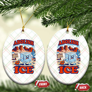 Abolish Ice Protest Ceramic Ornament Retro Protest No Human Is Illegal TS10 Print Your Wear