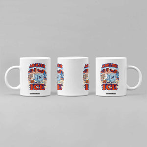 Abolish Ice Protest Coffee Mug Retro Protest No Human Is Illegal TS10 Print Your Wear