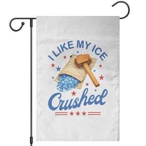 Subtle Abolish ICE Garden Flag Funny Vintage I Like My Ice Crushed TS10 White Print Your Wear