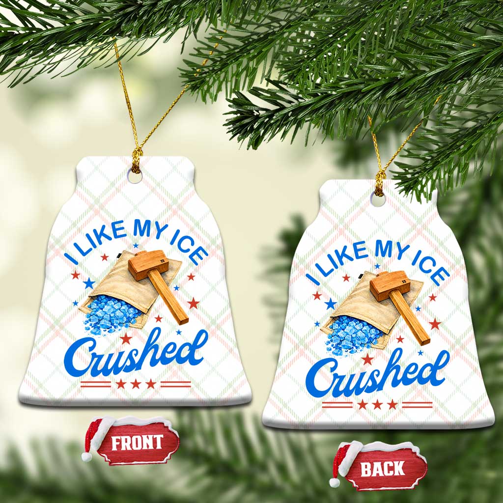 Subtle Abolish ICE Ceramic Ornament Funny Vintage I Like My Ice Crushed TS10 Print Your Wear