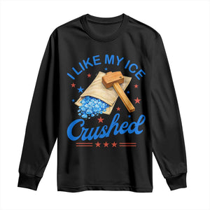 Subtle Abolish ICE Long Sleeve Shirt Funny Vintage I Like My Ice Crushed TS10 Black Print Your Wear