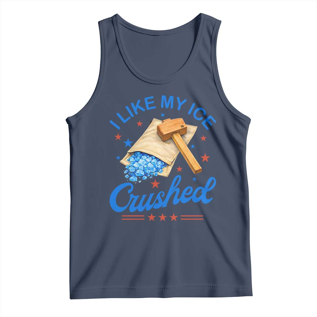 Subtle Abolish ICE Tank Top Funny Vintage I Like My Ice Crushed TS10 Navy Print Your Wear