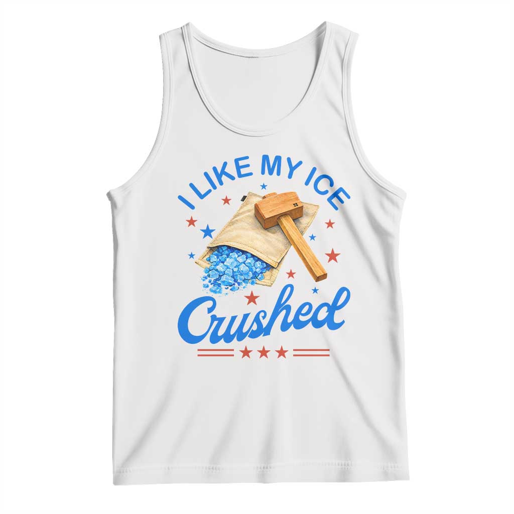 Subtle Abolish ICE Tank Top Funny Vintage I Like My Ice Crushed TS10 White Print Your Wear