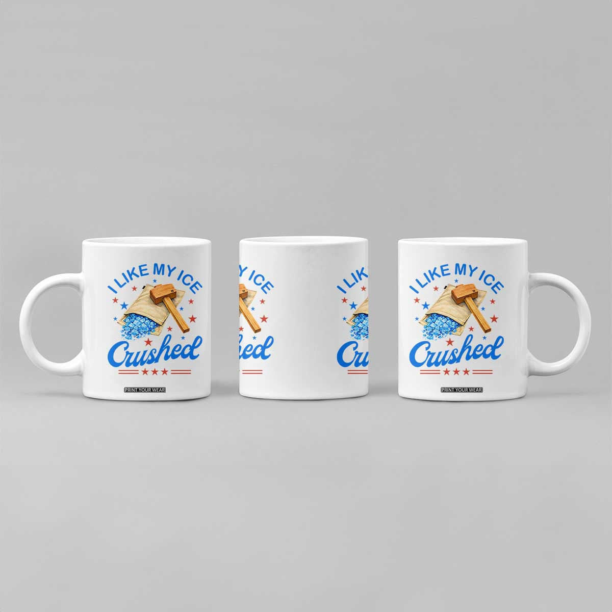 Subtle Abolish ICE Coffee Mug Funny Vintage I Like My Ice Crushed TS10 Print Your Wear