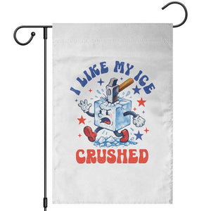 Subtle Abolish ICE Garden Flag Vintage I Like My Ice Crushed TS10 White Print Your Wear
