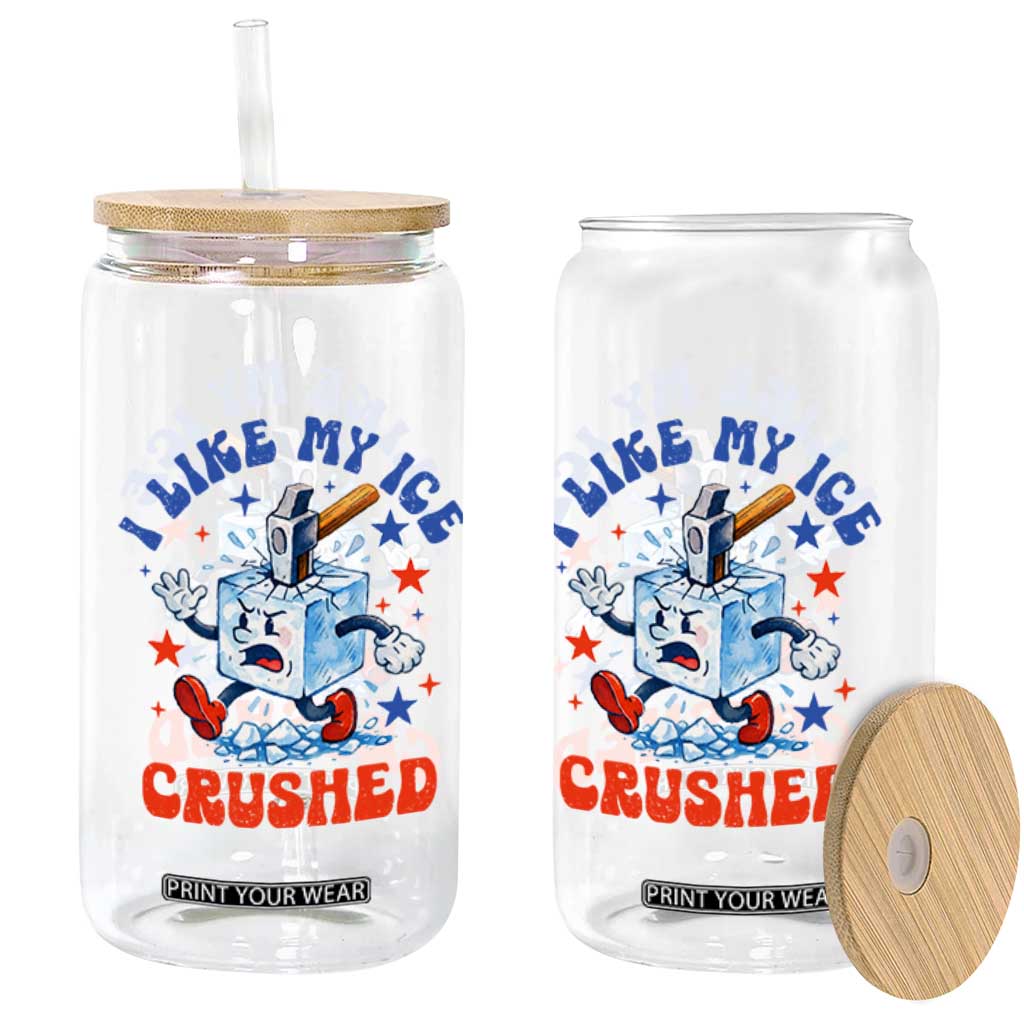 Subtle Abolish ICE Glass Can Vintage I Like My Ice Crushed TS10 Print Your Wear