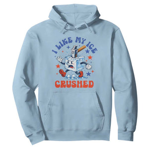 Subtle Abolish ICE Hoodie Vintage I Like My Ice Crushed TS10 Light Blue Print Your Wear