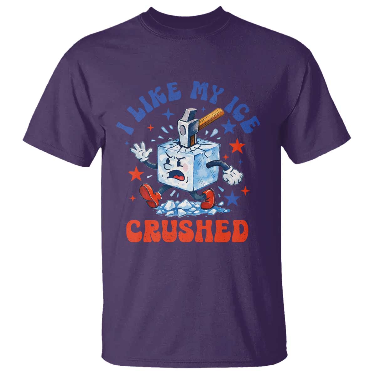 Subtle Abolish ICE T Shirt Vintage I Like My Ice Crushed TS10 Purple Print Your Wear